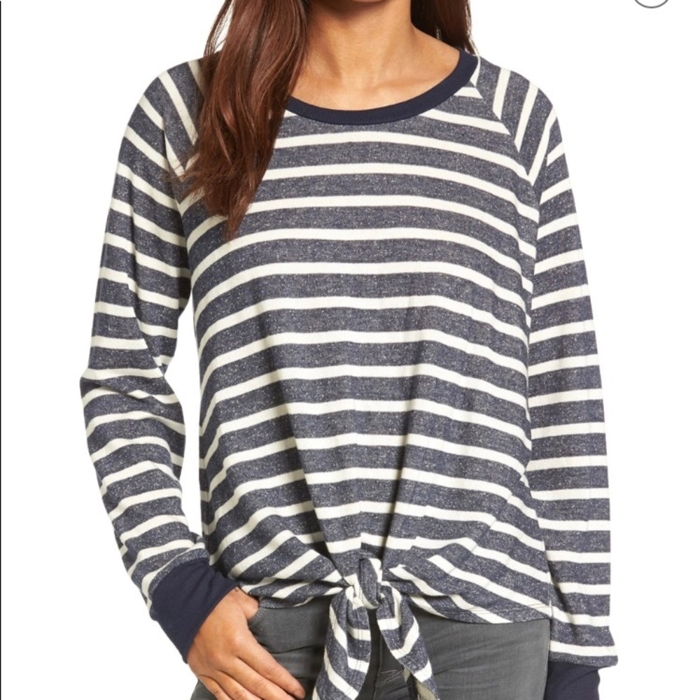 Caslon Front Tie Sweatshirt